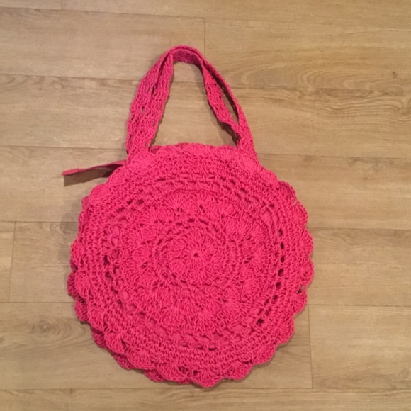 Women’s Pink Boho Tote Purse - Picture 3 of 6